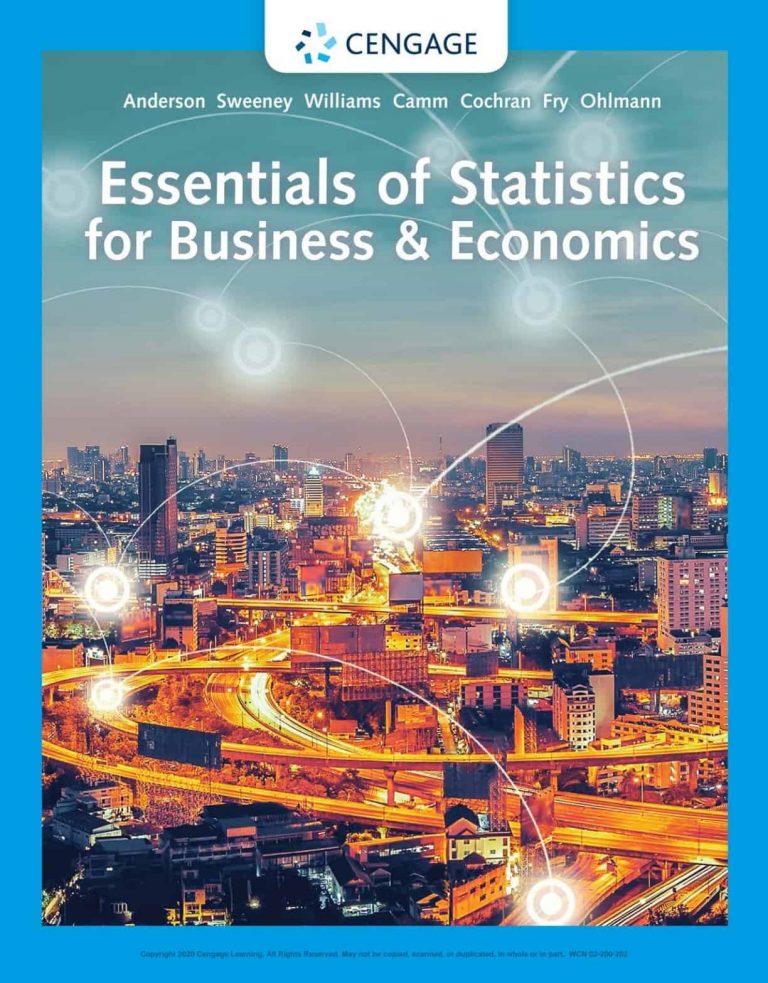 Essentials Of Statistics For Business And Economics (9th Edition