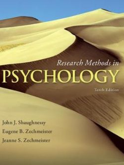Research Methods In Psychology (10th Edition)