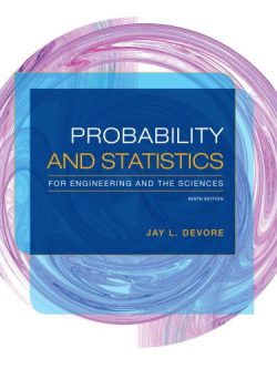 Probability and Statistics for Engineering and the Sciences (9th Edition) – Solutions Manual