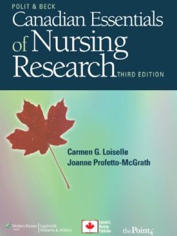 Canadian Essentials of Nursing Research (3rd Edition)