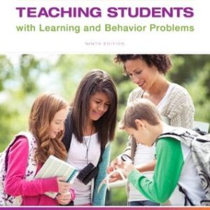 Strategies for Teaching Students with Learning and Behavior Problems (9th Edition)