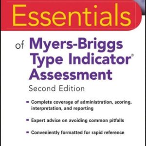Essentials of Myers-Briggs Type Indicator Assessment (2nd Edition)