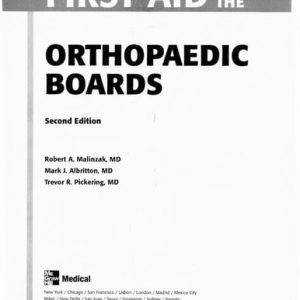 First Aid for the Orthopaedic Boards (2nd Edition)