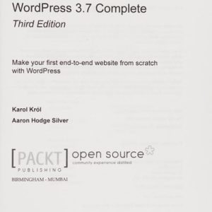 WordPress 3.7 Complete - Third Edition
