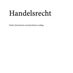 Handelsrecht (5th Edition)