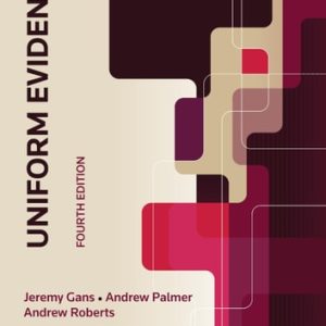 Uniform Evidence (4th Edition)