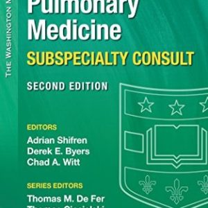 The Washington Manual Pulmonary Medicine Subspecialty Consult (2nd Edition)