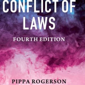 Collier's Conflict of Laws (4th Edition)