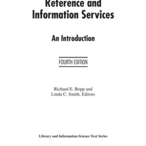 Reference and Information Services (An Introduction) (4th Edition)