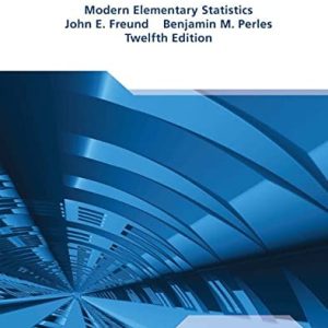 Modern Elementary Statistics: Pearson New International Edition