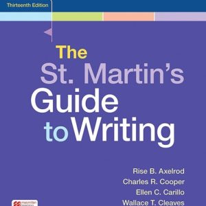 The St. Martin's Guide to Writing (13th Edition)
