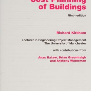 Ferry and Brandon's Cost Planning of Buildings (9th Edition)