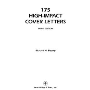 175 High-Impact Cover Letters (3rd Edition)