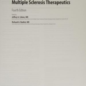 Multiple Sclerosis Therapeutics (4th Edition)