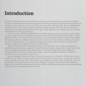 Black & Decker Advanced Home Wiring, Updated 4th Edition (DC Circuits * Transfer Switches * Panel Upgrades * Circuit Maps * More)