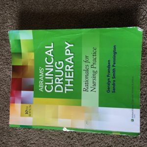 Abrams' Clinical Drug Therapy: Rationales for Nursing Practice (10th Edition)