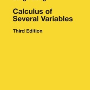 Calculus of Several Variables (3rd Edition)