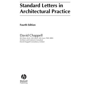 Standard Letters in Architectural Practice (4th Edition)