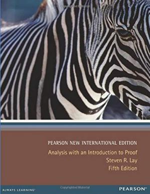 Analysis With an Introduction to Proof (5th Edition)