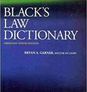 Black’s Law Dictionary Abridged (9th Edition)