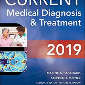 CURRENT Medical Diagnosis and Treatment 2019 (58th Edition)