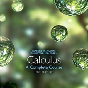 Calculus: A Complete Course (9th Edition)
