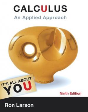 Calculus; An Applied Approach (9th Edition)