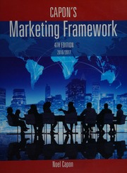 Capon's Marketing Framework (4th Edition)