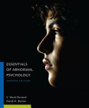 Essentials of Abnormal Psychology (7th Edition)