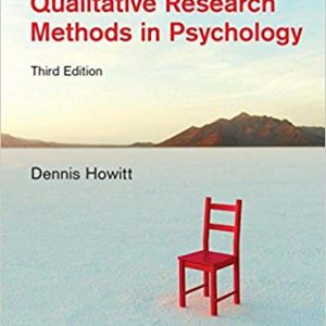 Introduction to Qualitative Research Methods in Psychology (3rd Edition)