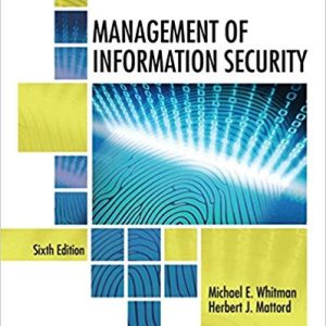 Management of Information Security (6th Edition)