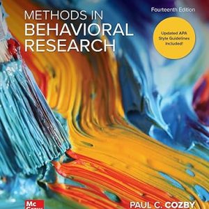 Methods in Behavioral Research (14th Edition)