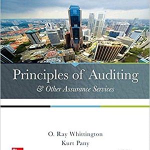 Principles of Auditing & Other Assurance Services (20th Edition)