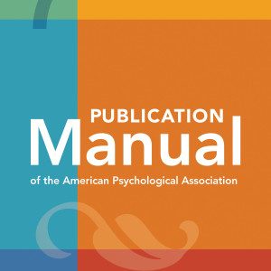 Publication Manual of the American Psychological Association  (7th Edition)