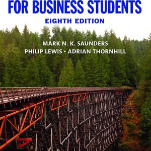 Research Methods For Business Students (8th Edition)