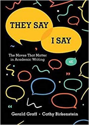 They Say / I Say 4th Edition