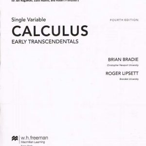 Calculus Early Transcendentals (4th Edition)