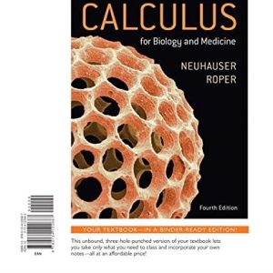 Calculus for Biology and Medicine (4th Edition)