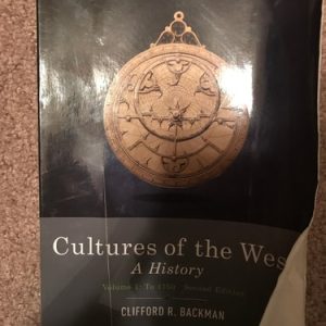 Cultures of the West A History, Volume 1: To 1750 (2nd Edition)