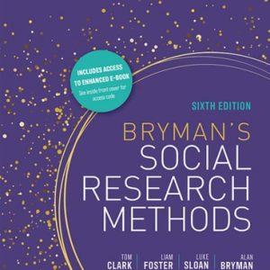 Bryman's Social Research Methods (6th Edition)