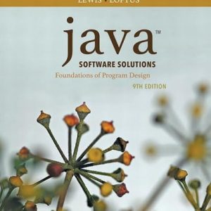 Java Software Solutions Foundations of Program Design (9th Edition)