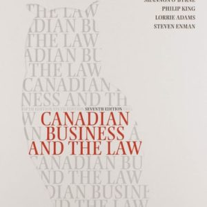 Canadian Business and the Law (7th Edition)