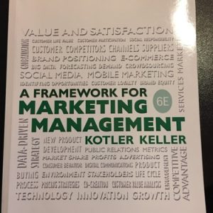 A Framework for Marketing Management (6th Edition)