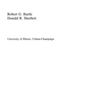 Introduction to Real Analysis (4th Edition)