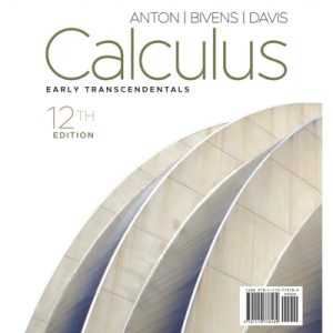 Calculus Early Transcendentals (12th Edition)