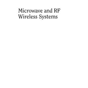 Microwave and RF Design of Wireless Systems (1st Edition)