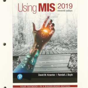 Using MIS -- Student Value Edition (11th Edition)