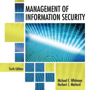 Management of Information Security (6th Edition)