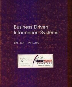 Business Driven Information Systems (1st Edition)