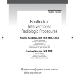 Handbook of Interventional Radiologic Procedures (4th Edition)
